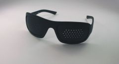 Перфорационные очки-тренажеры AT001 (черный пластик Soft Touch маска)