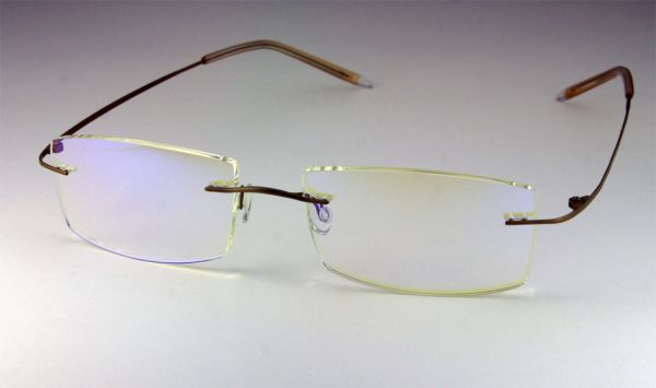 Компьютерные очки AF001 titanium gold (цвет-золото)