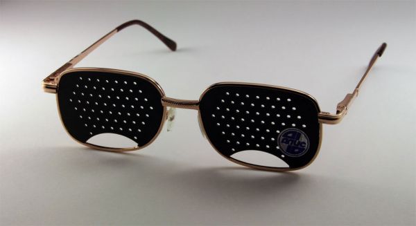 Перфорационные очки-тренажеры Унисекс (золото,черный)