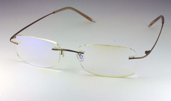 Компьютерные очки AF003 titanium gold (цвет-золото)